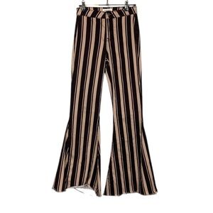 Shyanne striped flare leg pants